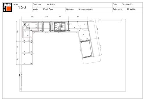 家具设计软件 - SPAZIO3D TECHNICAL - BRAINSOFTWARE - SPAZIO3D - CAD / 用于混凝土结构