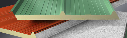 电镀钢屋面板 - KAPPA 3 - ISOLPACK - 聚氨酯
