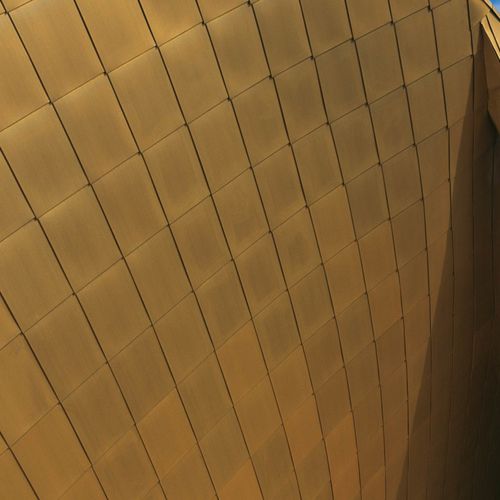 铝板 - TECU® GOLD - MAZZONETTO - 铜 / 用于壁板 / 特殊型