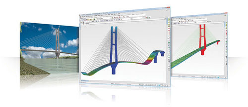 结构计算软件 - MIDAS CIVIL - MIDASIT - CAD / 用于钢结构 / 3D