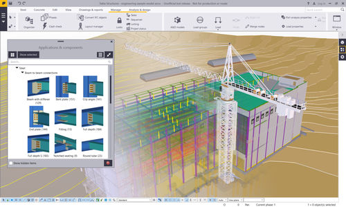 管理软件 - STRUCTURES - TEKLA - BIM（建筑信息模型） / 用于混凝土结构 / 用于钢结构