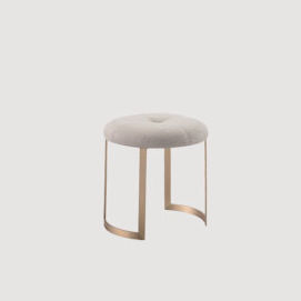 现代风格凳子 - MOON  - HMD Furniture - 布料 / 金属桌脚 / 悬臂