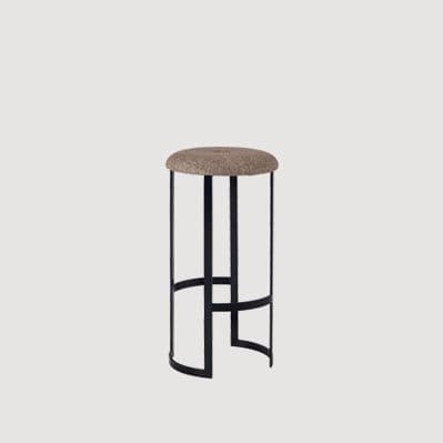 现代风格吧台凳 - MOON - HMD Furniture - 布料 / 不锈钢桌脚 / 悬臂