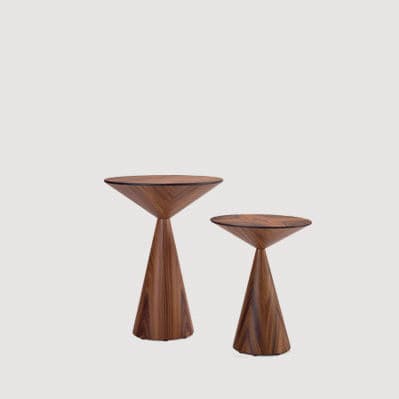 现代风格边桌 - LOLA - HMD Furniture - 栎木 / 胡桃木 / 涂漆中密度纤维板