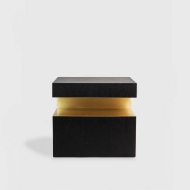 现代风格床头柜 - HOOK - HMD Furniture - 栎木 / 涂漆中密度纤维板 / 乌木