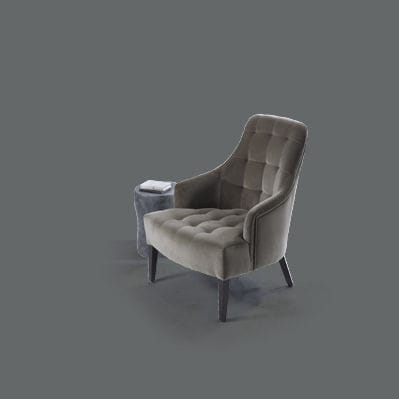 传统风格扶手椅 - GASPAR - HMD Furniture - 布料 / 白蜡木 / 四脚