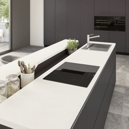 带工作台吸油烟机 - E-395 by Pando - Pando Integral Cooking - 专业 / 带管道