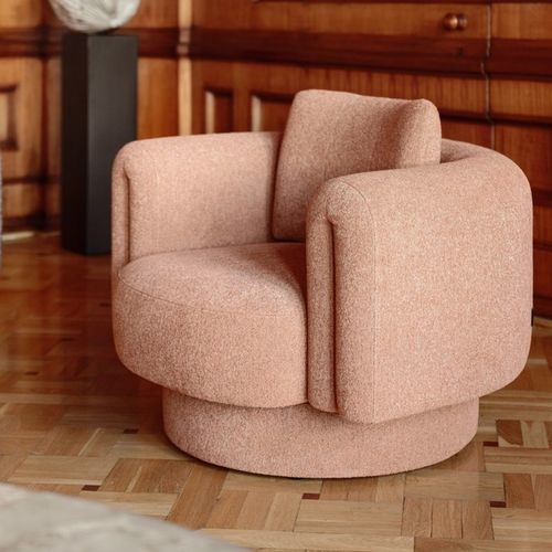 现代风格扶手椅 - ARROW XL - SEANROYALE - 布料 / 山毛榉木 / 栎木