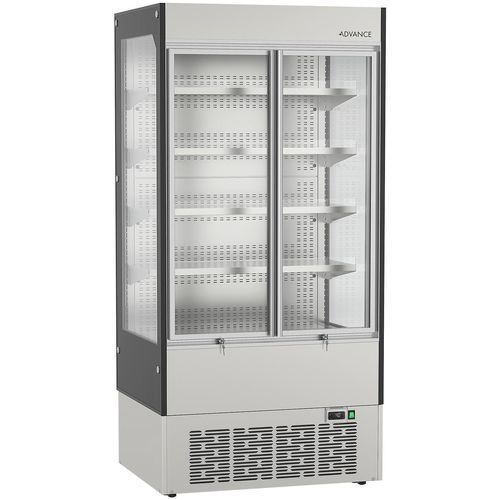 搁板冷藏展示柜 - ADVANCE MD K 100 BG KG E - Hoshizaki - 用于商店 / 不锈钢 / 黑色