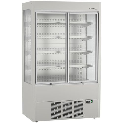 直立式冷藏展示柜 - ADVANCE MD K 120 HG KG E - Hoshizaki - 用于商店 / 不锈钢 / 带门
