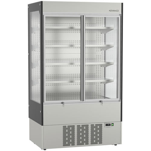 直立式冷藏展示柜 - ADVANCE MD K 120 BG KG E - Hoshizaki - 搁板 / 用于商店 / 不锈钢