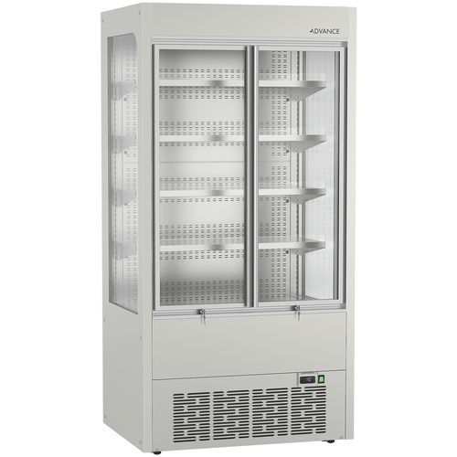 直立式冷藏展示柜 - ADVANCE MD K 100 HG KG E - Hoshizaki - 搁板 / 用于商店 / 不锈钢