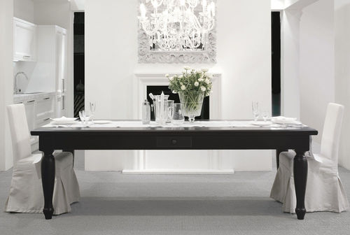 传统风格桌 - GALLERY - CASTAGNA CUCINE - 漆木 / 漆木桌脚 / 长方形