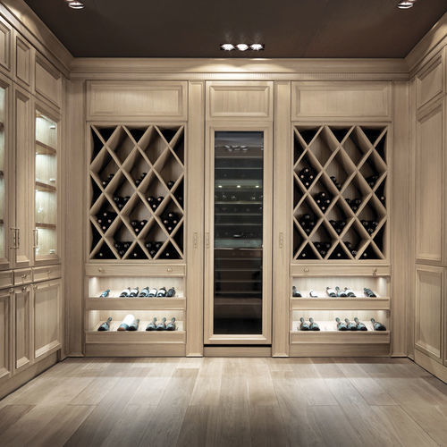 嵌入式酒瓶柜 - TUSCANY  - CASTAGNA CUCINE - 商用