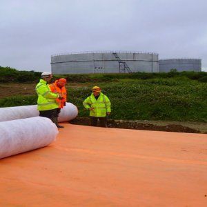 无纺布土工纺织布 - HI-VIS - TERRAM - 矿物纤维 / 防污染