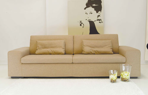 传统风格沙发 - PREMIER - APULIA HOME DECOR - 布料 / 米色 / 三人座