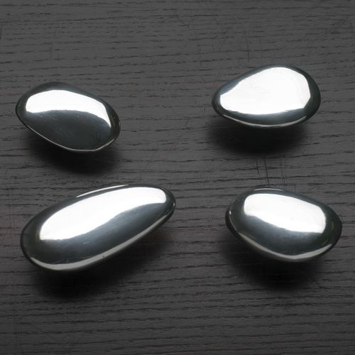 铝制家具把手 - PEBBLE - Philip Watts Design - 青铜 / 黄铜