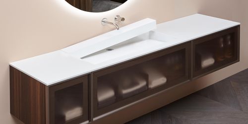Corian®可丽耐洗手盆台面 - OPENSLOT - ANTONIO LUPI