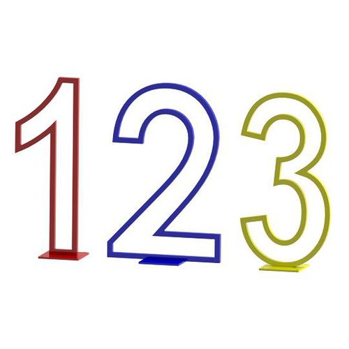 落地式自行车架 - NUMBERS - Madrax/Thomas Steele - 原创设计 / 公共空间 / 用于城市