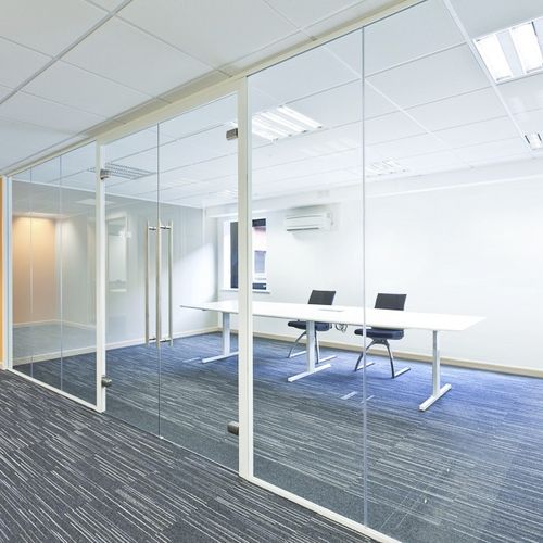 易拆卸隔断 - Quartz Single - Apton Partitioning Limited - 玻璃板 / 铝制 / 专业