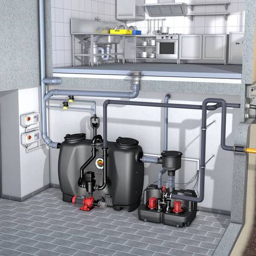 水槽下油脂分离器 - EASYCLEAN AUTO MIX & PUMP (PV+S) - KESSEL - 商用厨房 / 自动