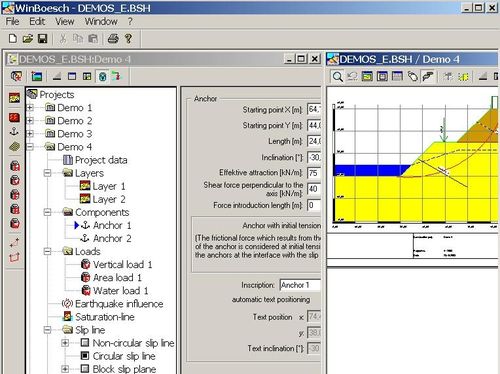 土工计算软件 - WINBÖSCH-GL - IDAT GmbH - 用于混凝土结构