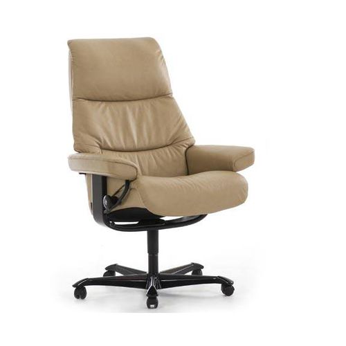 现代风格办公椅 - VIEW  - Ekornes - 皮质 / 布料 / 倾斜