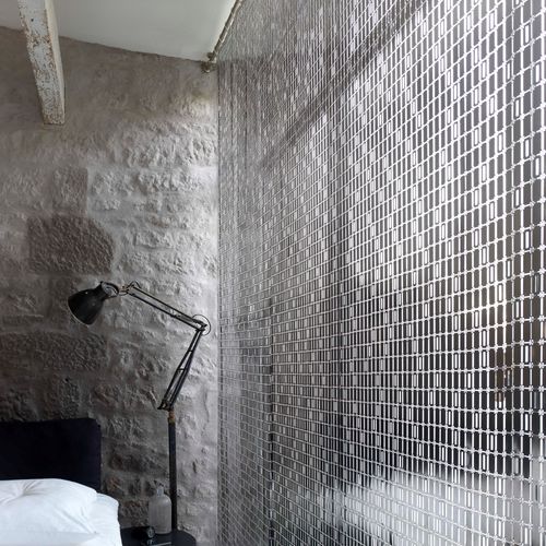 折叠式窗帘 - SAINT PÈRES - LE LABO DESIGN - 几何 / 铝 / 不锈钢