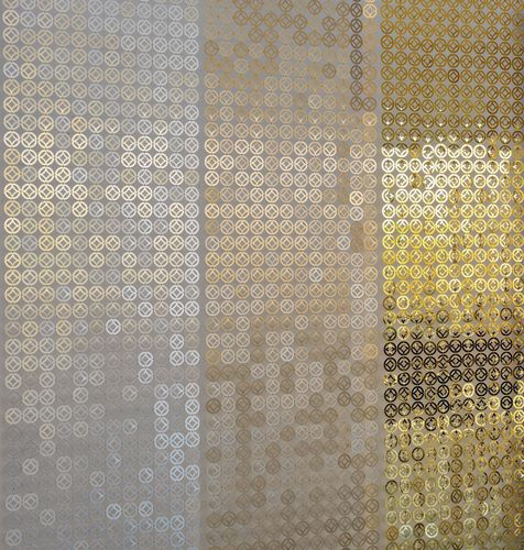 折叠式窗帘 - BUBBLE ARABIC - LE LABO DESIGN - 几何 / 铝 / 不锈钢