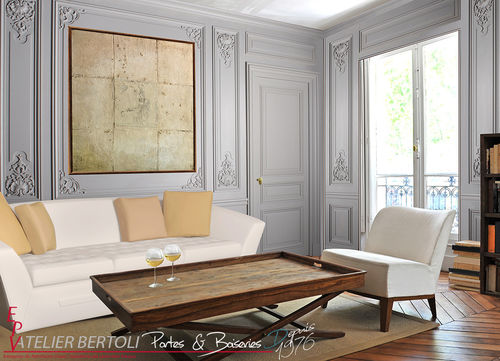 外包板 - BOISERIES HAUSSMANNIENNES SCULPtées - ATELIER BERTOLI  Design Production - 用于隔墙 / 墙壁 / 光滑