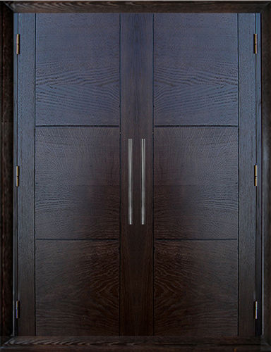 室内橱柜门 - VÉRONE - ATELIER BERTOLI  Design Production - 栎木 / 实木 / 平开