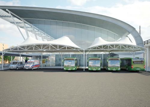 电镀钢折叠凉亭 - Airone Mega - SPRECH S.r.l. - 防火面料 / 帆布屋顶 / PVC屋顶