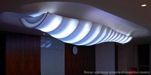 现代风格枝形吊灯 - TRANSLUMINAIRE - Dupont Building and Construction - 塑料 / 白炽