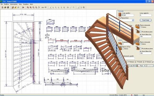 CAD软件 - POWERSTAIRS - DDX Technologic Solutions Espagna - 设计 / 用于楼梯 / 3D