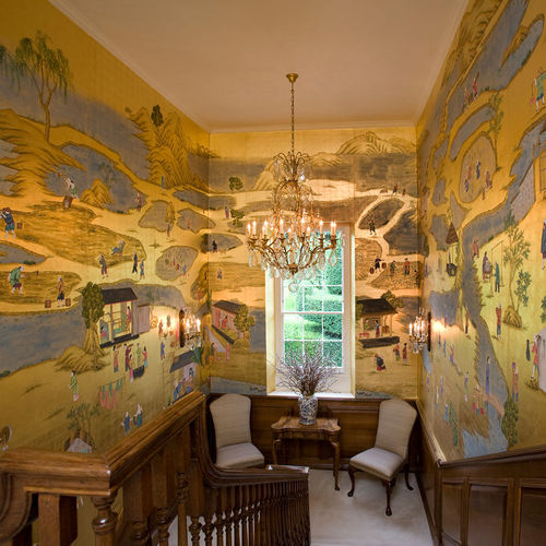 传统风格墙纸 - COUTTS - DE GOURNAY - 丝绸 / 中国风 / 仿布