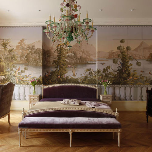 传统风格墙纸 - LE BRESIL - DE GOURNAY - 图案 / 仿布 / 手工上漆