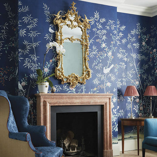 传统风格墙纸 - PORTMAN - DE GOURNAY - 丝绸 / 动物图案 / 中国风