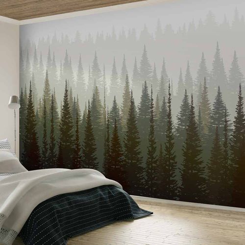 现代风格墙纸 - JURA JR0987 - LGD01 décor mural sur mesure - 自然图案 / 全景式 / 仿布