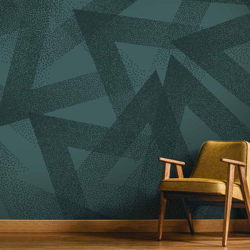 现代风格墙纸 - TRIANG - LGD01 décor mural sur mesure - 几何图案 / 仿布 / 个性化颜色