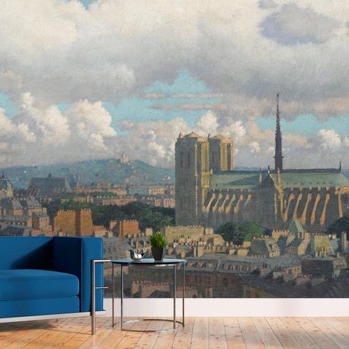 传统风格墙纸 - NOTRE-DAME - LGD01 décor mural sur mesure - 都市图案 / 仿布 / 个性化颜色