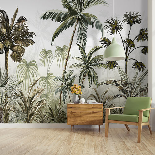 现代风格墙纸 - EQUATOR EQ1807 - LGD01 décor mural sur mesure - 自然图案 / 印花 / 可定制