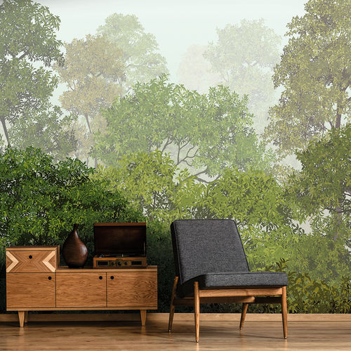现代风格墙纸 - MONTEVERDE MV2107 - LGD01 décor mural sur mesure - 自然图案 / 花卉图案 / 全景式