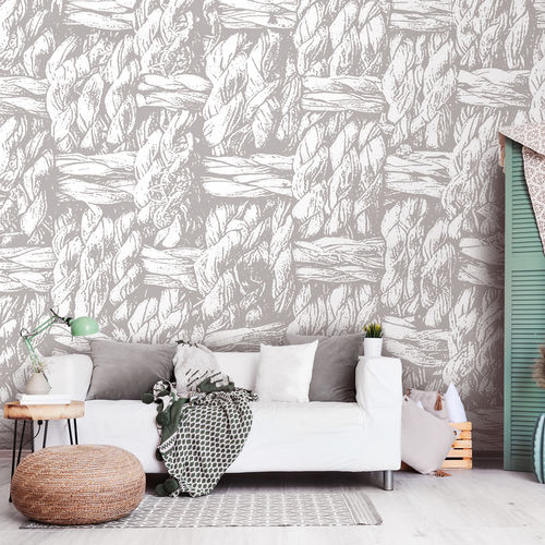 现代风格墙纸 - FIBRIS FB3470 - LGD01 décor mural sur mesure - 自然图案 / 全景式 / 仿布