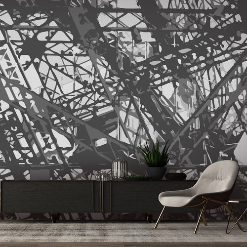 现代风格墙纸 - EIFFEL - LGD01 décor mural sur mesure - 全景式 / 都市图案 / 可定制