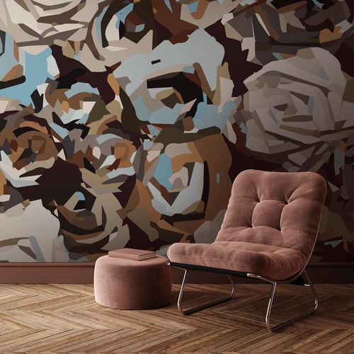 现代风格墙纸 - HUNA - LGD01 décor mural sur mesure - 印花 / 仿布 / 仿马赛克