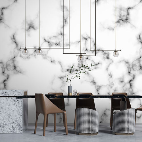 传统风格墙纸 - MARB MB2709 - LGD01 décor mural sur mesure - 全景式 / 可定制 / 仿大理石