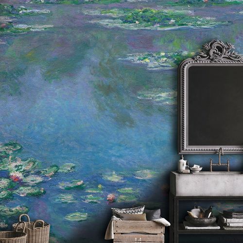 传统风格墙纸 - NYMPHEAS - LGD01 décor mural sur mesure - 自然图案 / 印花 / 仿布