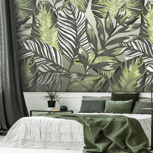 现代风格墙纸 - FOLIUM FL3718 - LGD01 décor mural sur mesure - 自然图案 / 花卉图案 / 全景式