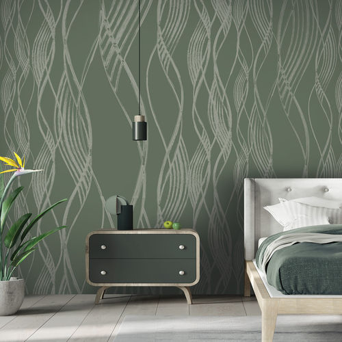 现代风格墙纸 - LINEA LA4020 - LGD01 décor mural sur mesure - 全景式 / 几何图案 / 抽象图案