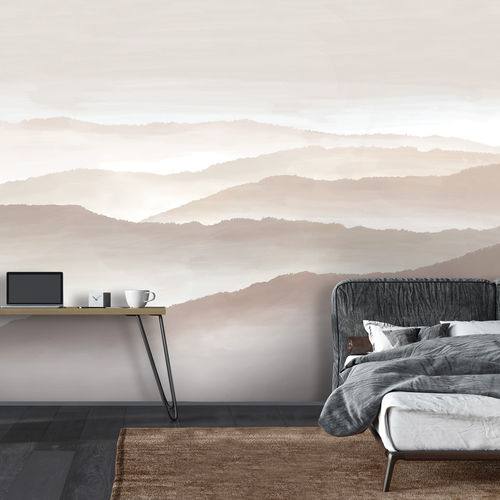 现代风格墙纸 - LEISURE LU9407 - LGD01 décor mural sur mesure - 自然图案 / 全景式 / 无纺布